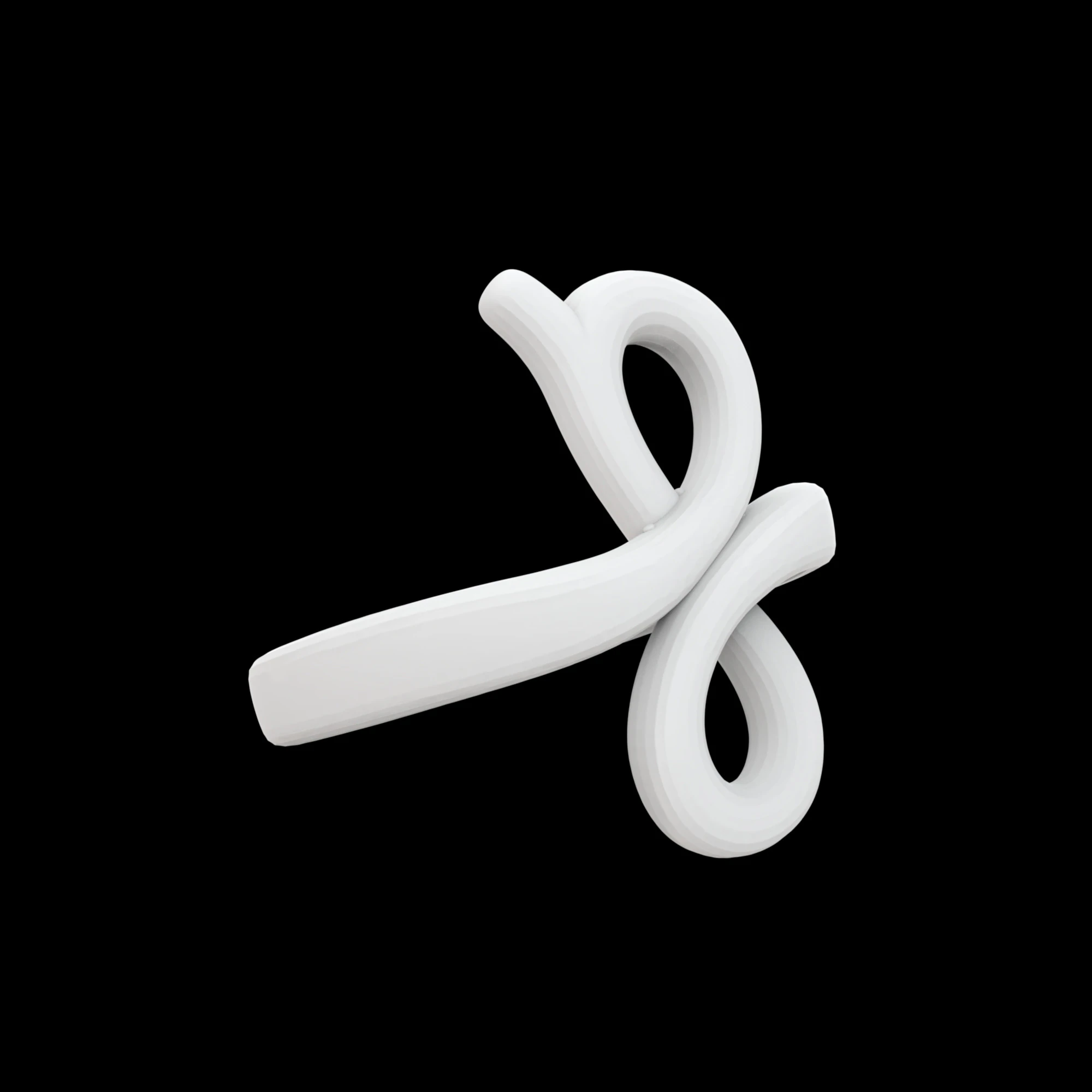 인피니티 루프 링 3D 프린트 모델 .c4d .max .obj .3ds .fbx .stl .blend 