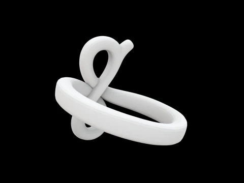 인피니티 루프 링 3D 프린트 모델