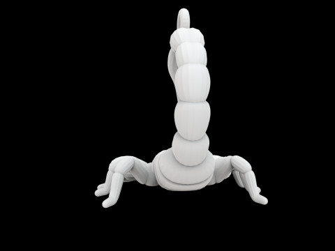Scorpion Keychain 3D Baskı Modeli