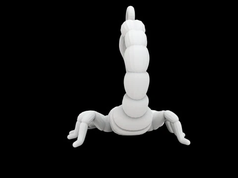 Scorpion Keychain 3D Print Model