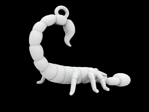 Scorpion Keychain 3D Print Model