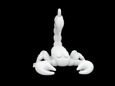 Scorpion Keychain 3D Print Model