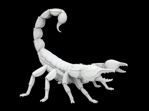 Scorpion Miniature 3D Print Model