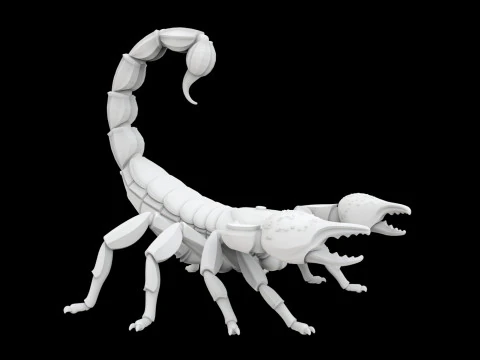 Miniatura de escorpi&oacute;n Modelo de impresión 3D