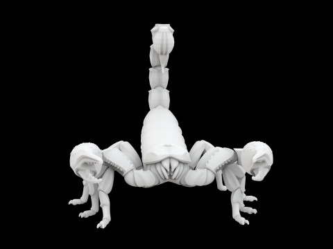 Scorpion Miniature 3D Print Model