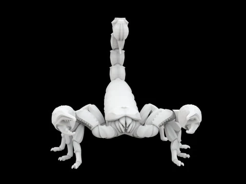 Miniatura de escorpi&oacute;n Modelo de impresión 3D