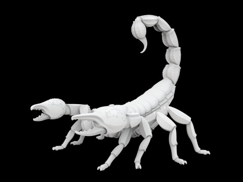Scorpion Miniature 3D Print Model