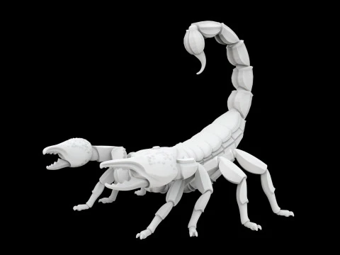 Miniatura de escorpi&oacute;n Modelo de impresión 3D