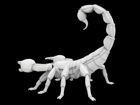 Scorpion Miniature 3D Print Model
