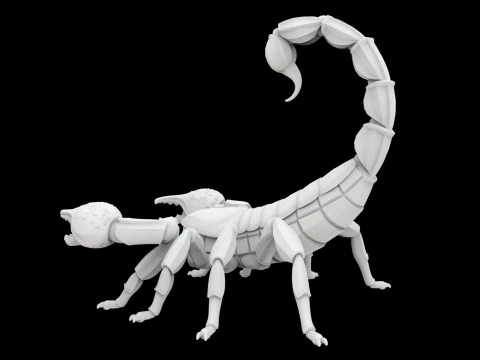 Miniatura de escorpi&oacute;n Modelo de impresión 3D