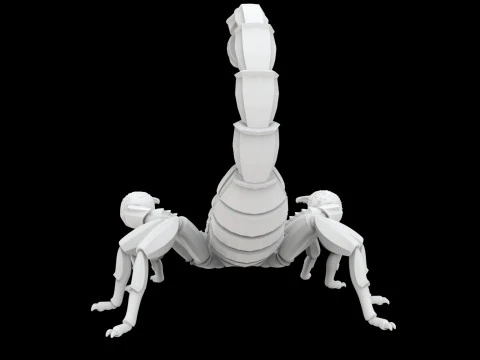 Miniatura de escorpi&oacute;n Modelo de impresión 3D