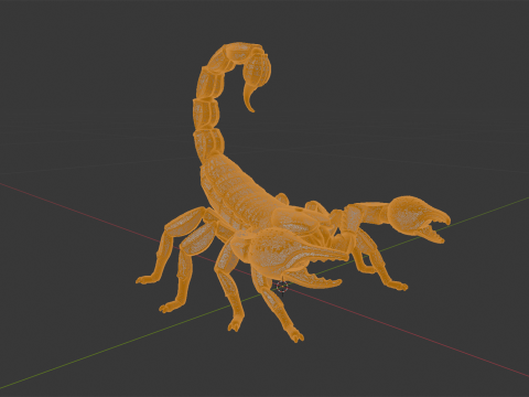 Scorpion Miniature 3D Print Model