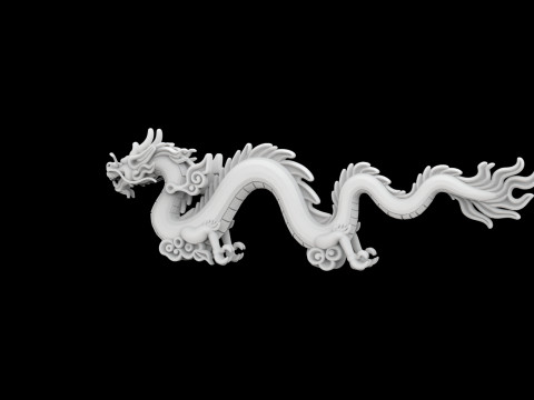 Serpent Sky Dragon 3D Принт Модель