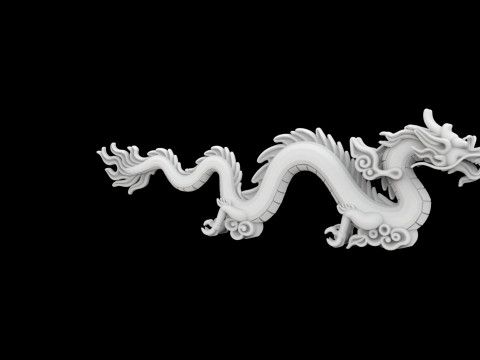Serpent Sky Dragon 3D Принт Модель