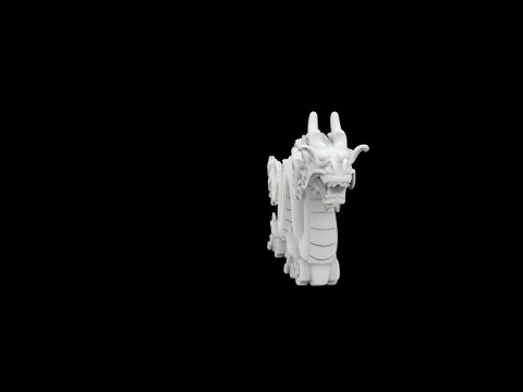 Serpent Sky Dragon 3D Print Model