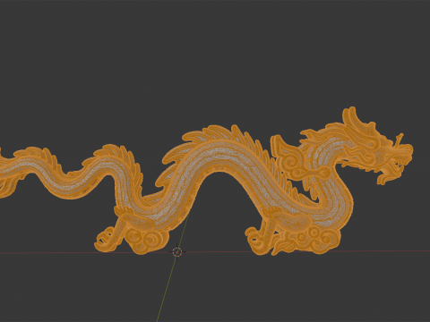 Serpent Sky Dragon 3D Принт Модель