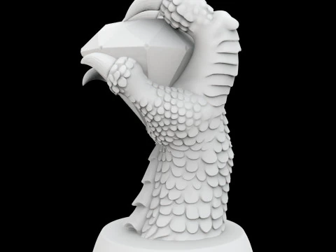 Dragon Claw Hollow Storage box 3D Print Model