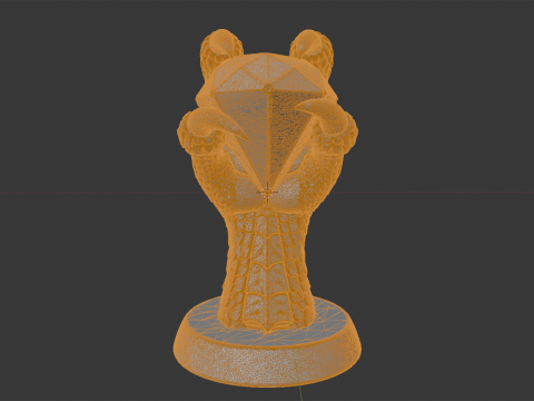 Dragon Claw Hollow Storage box 3D 打印模型