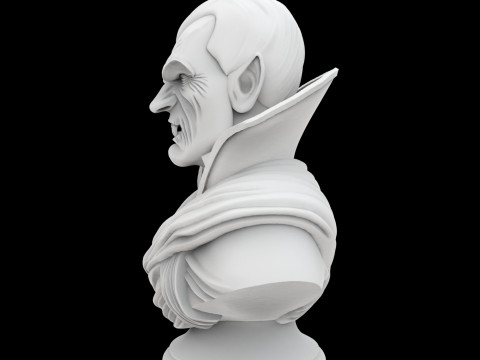 Gothic Vampire Bust Modello di stampa 3D