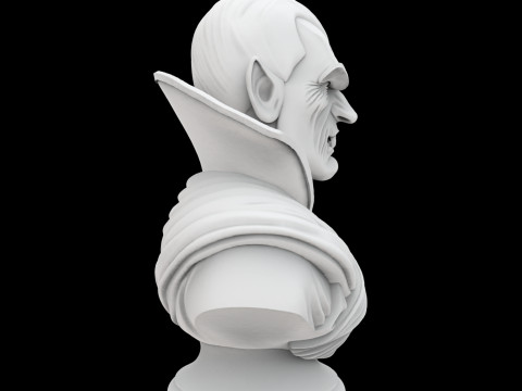 Gothic Vampire Bust Modello di stampa 3D