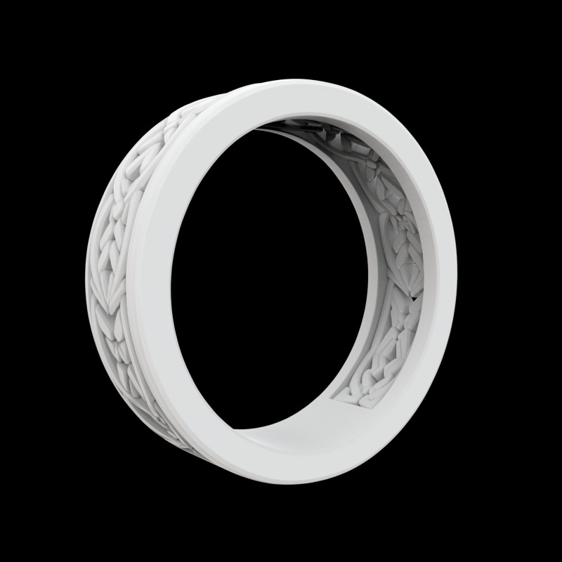 Celtic Knot Ring 3D Printable Model 3D Принт Модель .c4d .max .obj .3ds .fbx .stl .blend 