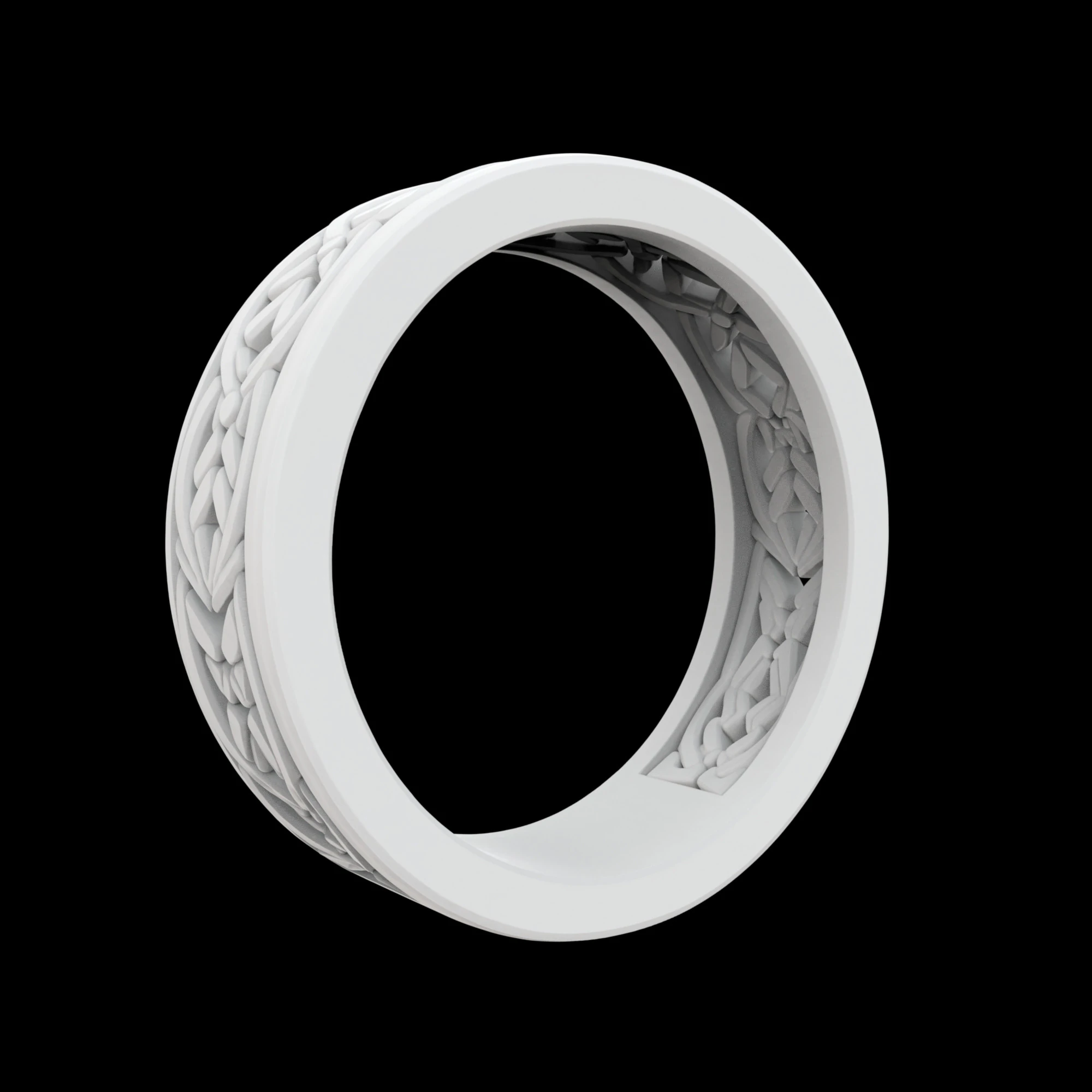 Celtic Knot Ring 3D Printable Model 3D Print Model .c4d .max .obj .3ds .fbx .stl .blend 