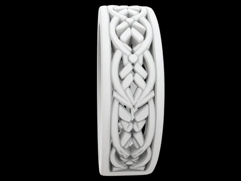 Celtic Knot Ring 3D Printable Model 3D Print Model