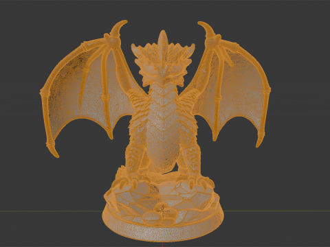 Dragon Hatchling Tabletop Gaming 3D Printable Model 3Dプリントモデル