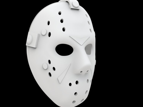Horror Hockey Mask 3D Printable Model- 3D printmodel