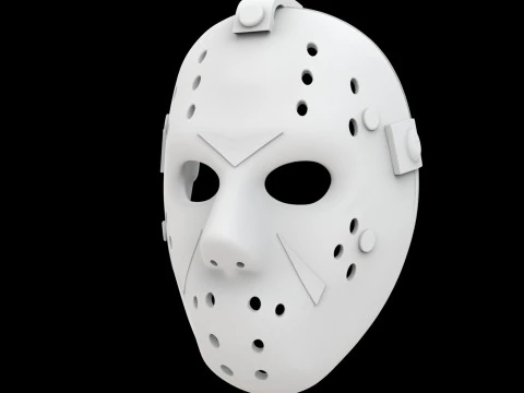 Horror Hockey Mask 3D Printable Model- 3D Print Model
