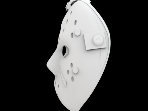 Horror Hockey Mask 3D Printable Model- 3Dプリントモデル