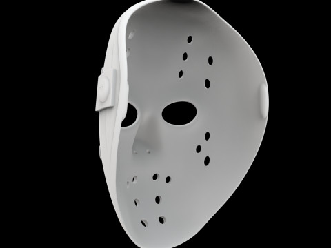 Horror Hockey Mask 3D Printable Model- 3Dプリントモデル