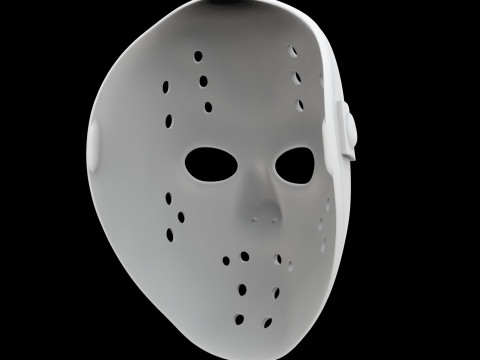 Horror Hockey Mask 3D Printable Model- 3Dプリントモデル