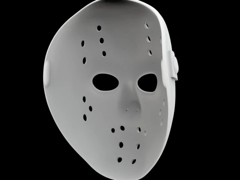 Horror Hockey Mask 3D Printable Model- 3D Print Model
