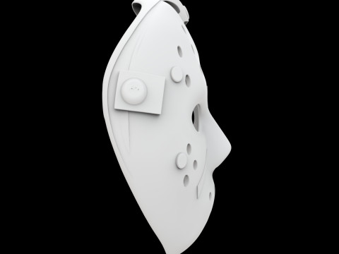 Horror Hockey Mask 3D Printable Model- 3Dプリントモデル