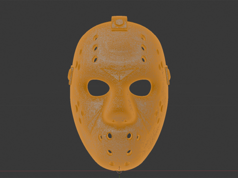 Horror Hockey Mask 3D Printable Model- 3Dプリントモデル