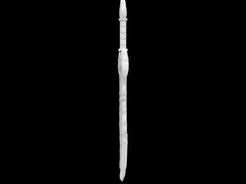 Infernal Flame Sword 3D Printable Model 3D 프린트 모델