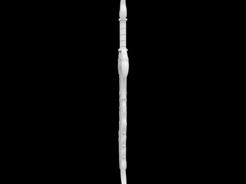 Infernal Flame Sword 3D Printable Model 3D 프린트 모델