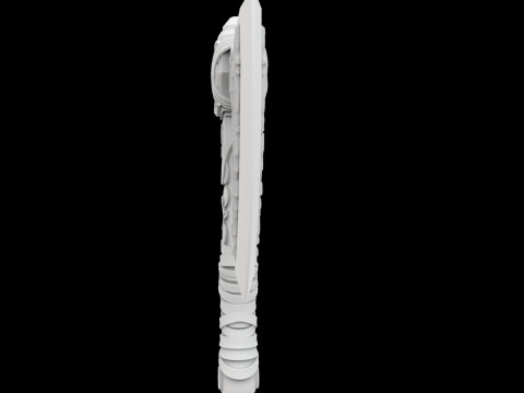 Ornamental Viking Axe 3D Baskı Modeli