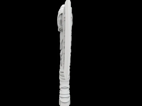 Ornamental Viking Axe 3D Print Model
