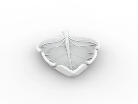 Abstract Leaf Tray 3D Printable Mode 3D Print Model