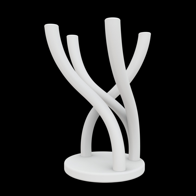 Abstract Planter Stand 3D Printable Model 3Dプリントモデル .c4d .max .obj .3ds .fbx .stl .blend 