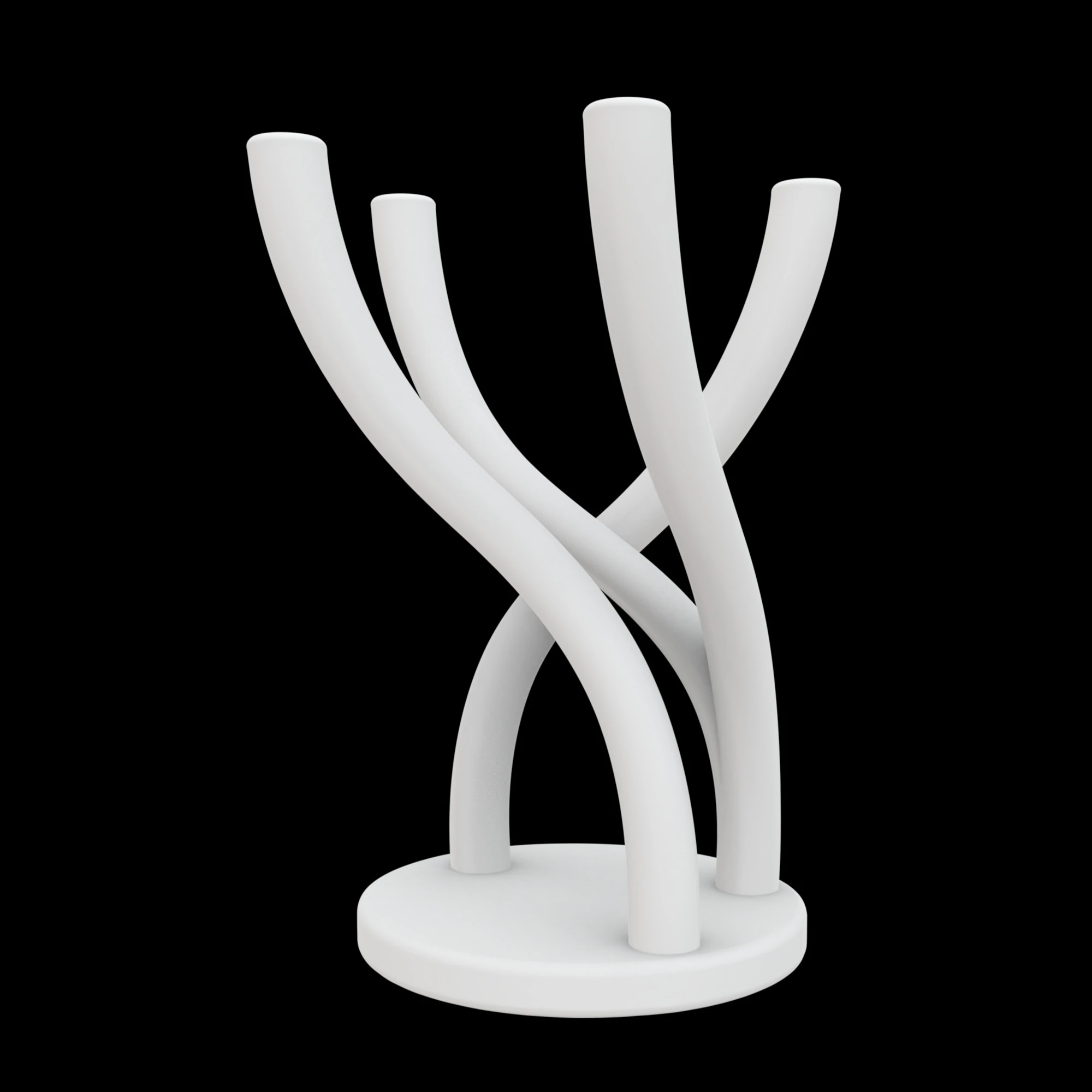 Abstract Planter Stand 3D Printable Model 3D Print Model .c4d .max .obj .3ds .fbx .stl .blend 