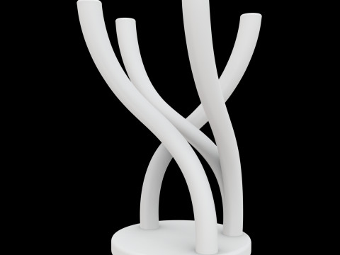 Abstract Planter Stand 3D Printable Model 3D printmodel