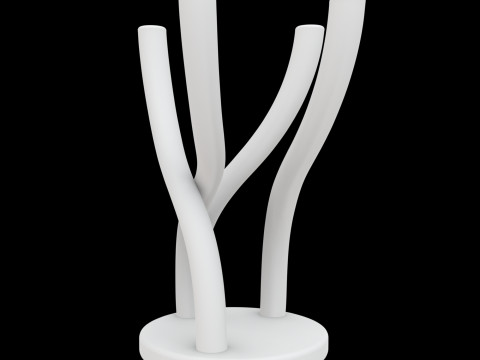 Abstract Planter Stand 3D Printable Model 3Dプリントモデル