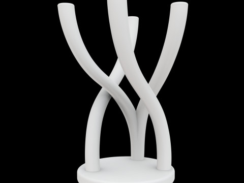 Abstract Planter Stand 3D Printable Model 3Dプリントモデル