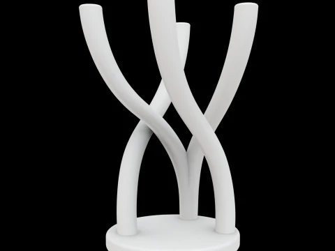 Abstract Planter Stand 3D Printable Model 3D Print Model