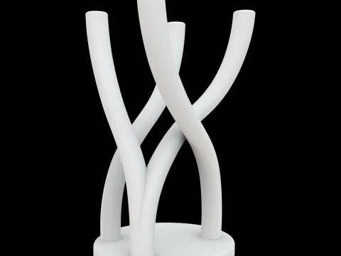 Abstract Planter Stand 3D Printable Model 3D Print Model