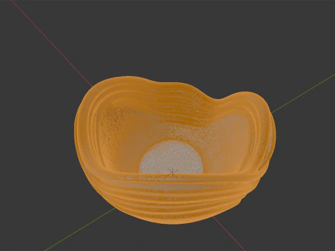 Abstract Wave Bowl 3D Printable Model- 3D Print Model