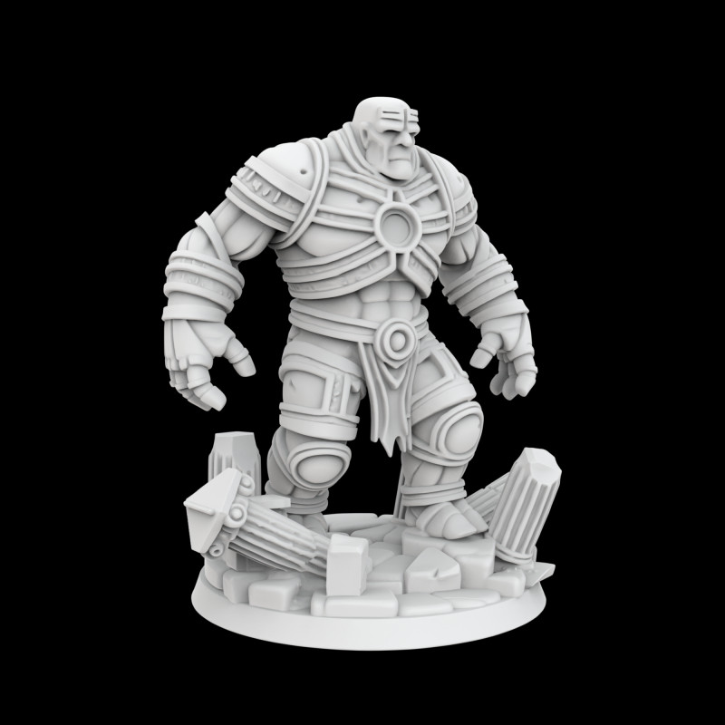 Ancient Golem Guardian 3D Printable Miniature Modello di stampa 3D .c4d .max .obj .3ds .fbx .stl .blend 